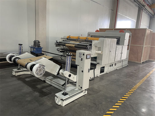 3.0KW 절단 모터와 1200KG의 최대 메인 롤 무게와 함께 로터리 종이 시트