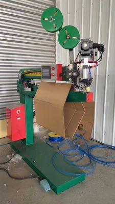 저렴한 수동 듀얼 세르보 박스 600KG 코러브 카드 박스 꿰매기 기계