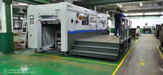 카드보드 인쇄 슬로팅 매트 절단 기계 최대 종이 수집 높이 1350mm