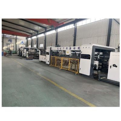 3 컬러 플렉소 프린터 자동 카튼 폴더 글루어 온라인 포장 기계 2500 KG 무게