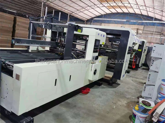 3 컬러 플렉소 프린터 자동 카튼 폴더 글루어 온라인 포장 기계 2500 KG 무게