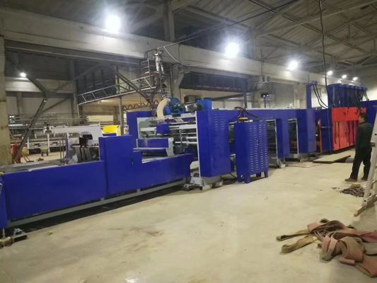 2500 KG 헤베이 리헨 완전 자동 온라인 플렉소 프린팅 슬로팅 다이 커터 온라인 폴더 글루어 펀들러 머신
