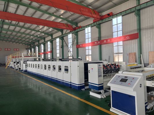 4500 KG 고속 3층 노러브 카드보드 생산 라인 효과적 포장