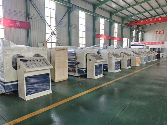 직물 0.75KW 주파수 제어와 함께 완전 자동 코러브 카튼 박스 종이판 생산 라인