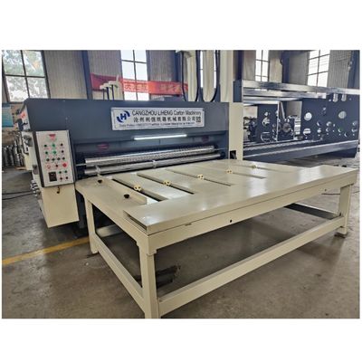 350 Max.slotting 깊이 체인 공급과 함께 반 자동 코러브 박스 만드는 기계