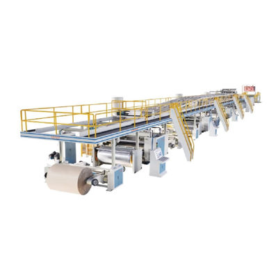 WJ150-1800 2/3/5/7ply 굴곡 카드보드 카튼 박스 생산용 단일 면 라인