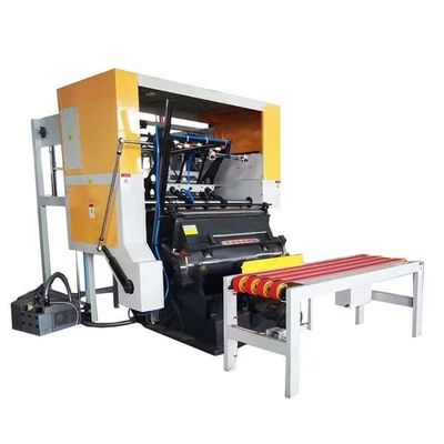 사용자 정의 자동 피더 평면 침대 카드보드 종이 절단 및 크레이싱 기계 5.5kw