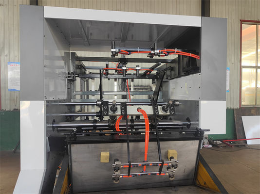 사용자 정의 자동 피더 평면 침대 카드보드 종이 절단 및 크레이싱 기계 5.5kw