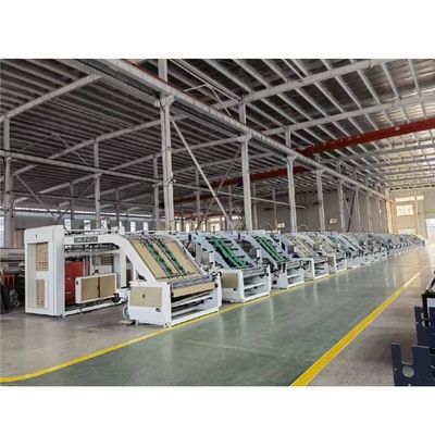CE 인증 플루트 라미네이팅 카보드 제조 기계 2000 KG 최대 속도 6000 장/시간