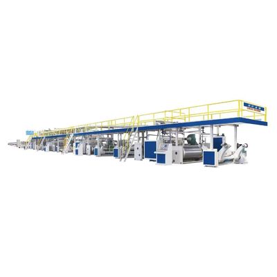 4500 KG 7 층의 corrugated 생산 라인을 가진 corrugated 카튼 박스 만드는 기계