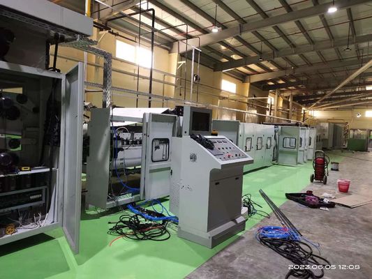 12.5KW 주력 모터 서보와 함께 경제적인 코러브 카드보드 생산 라인