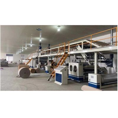 증기 가열 노그게이트 카튼 머신 12.5KW 서보 모터와 함께 종이 생산 라인