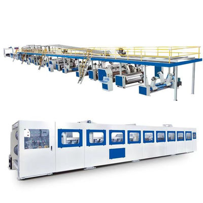 3 플라이 고속 자동 코러브 박스 제조 기계 주요 운전 모터 서보 12.5KW