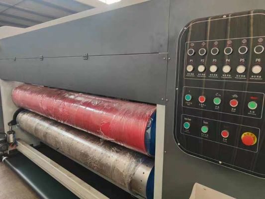 카튼 페이퍼 포밍 플렉소 프린팅 슬롯 머신 6 컬러 18000 KG 용량