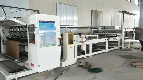 5층 코러브 카드보드 생산 라인 수평 출력 0.75KW 리헨 2023