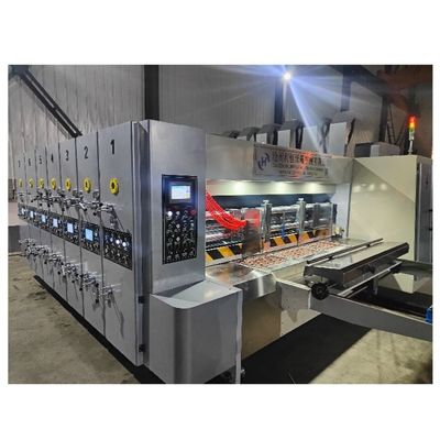220V 카튼 박스 패키지 코러브 카드보드 로터리 다이 절단 기계 플렉소 인쇄 피자 박스 기계
