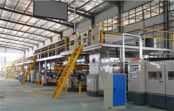 4500 KG 전압 220v 5 플라이 완전 자동 굴곡 카튼 박스 제조 기계 OEM